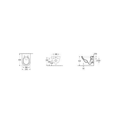 Villeroy & Boch 4694C001 - Wall-hung toilet ARCHITECTURA ceramic/white