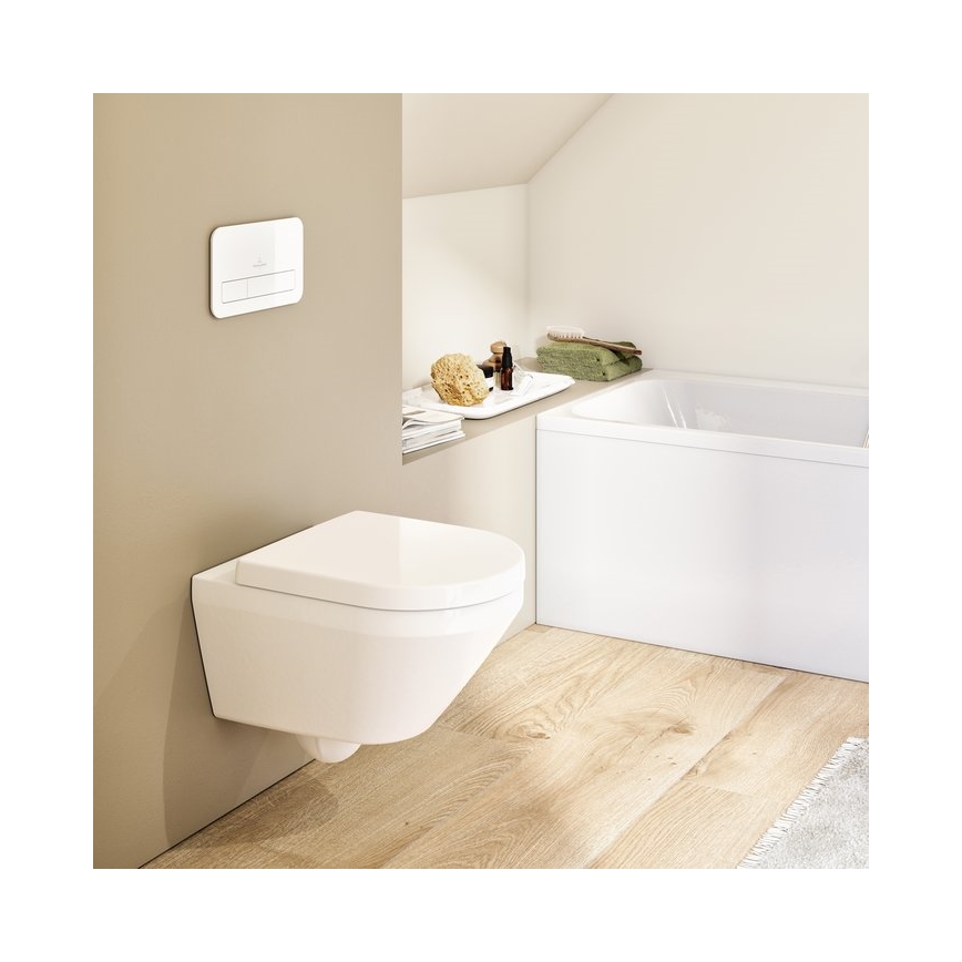 Villeroy & Boch 4694CL01 - Wall-hung WC with SoftClose seat ARCHITECTURA ceramic/white
