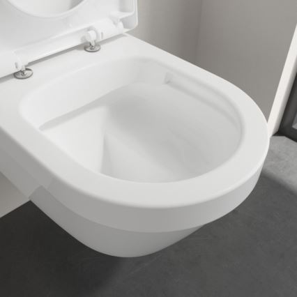 Villeroy & Boch 4694HR01 - Wall-hung toilet with SoftClose seat ARCHITECTURA ceramic/white