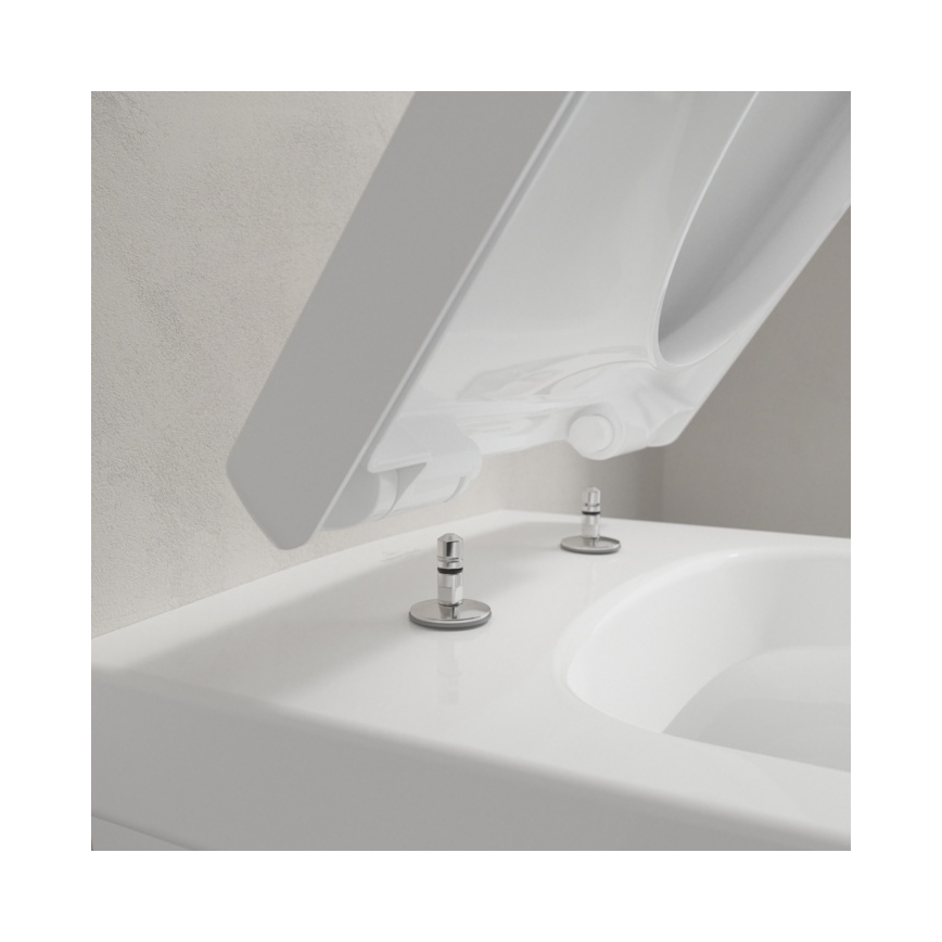 Villeroy & Boch 4694HR01 - Wall-hung toilet with SoftClose seat ARCHITECTURA ceramic/white