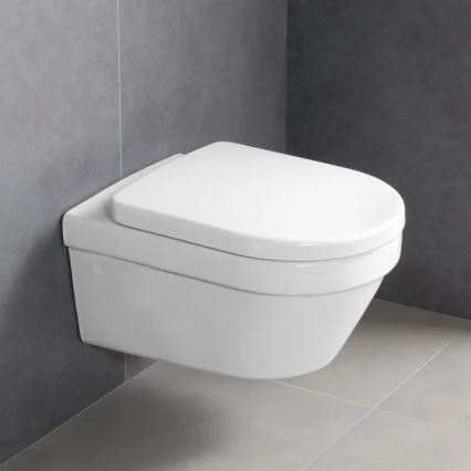 Villeroy & Boch 4694HRR1 - ARCHITECTURA wall-hung toilet with SoftClose seat, ceramic/white