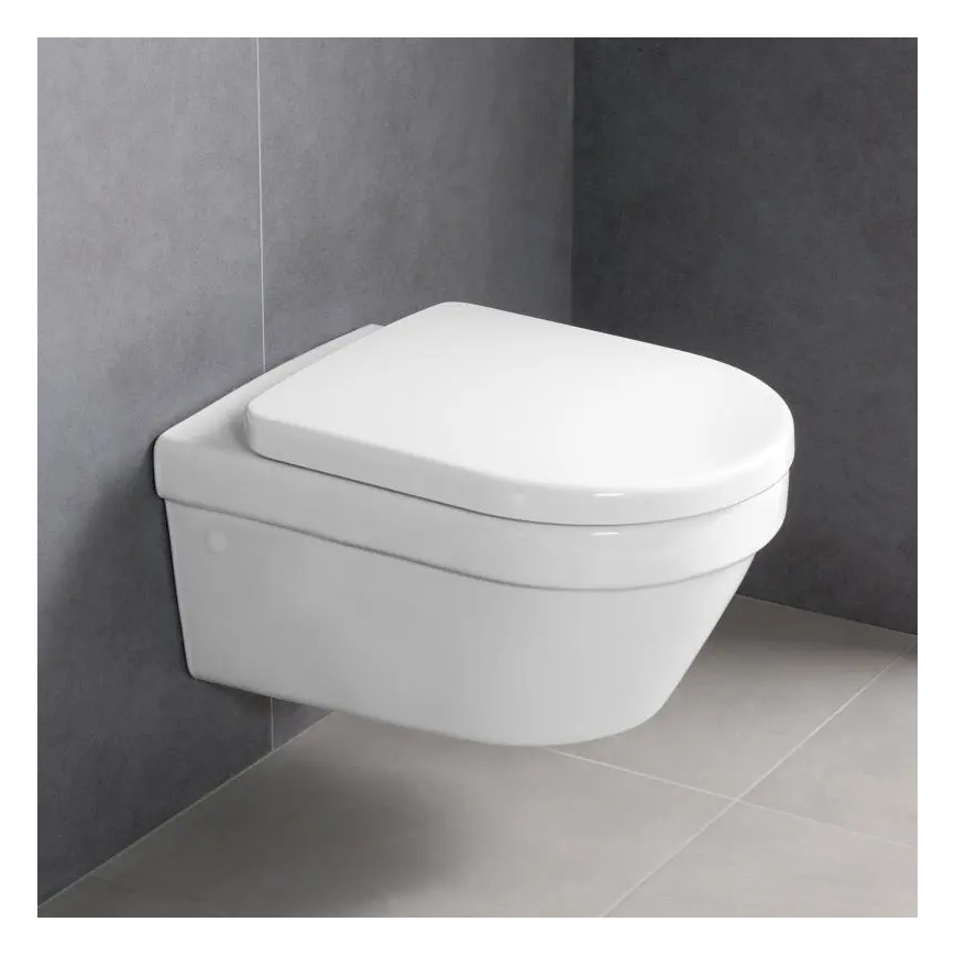 Villeroy & Boch 4694HRR1 - ARCHITECTURA wall-hung toilet with SoftClose seat, ceramic/white