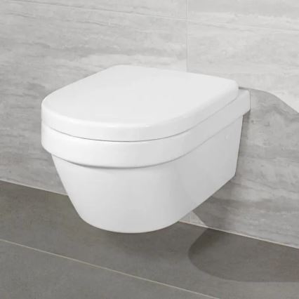 Villeroy & Boch 4694HRR1 - ARCHITECTURA wall-hung toilet with SoftClose seat, ceramic/white