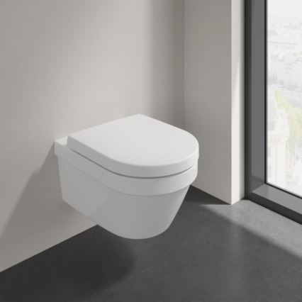 Villeroy & Boch 4694R001 - ARCHITECTURA Wall-hung Toilet, Ceramic/White