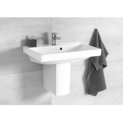 Villeroy & Boch 4A005501 - Wall-mounted washbasin AVENTO 55x37 cm ceramic/white