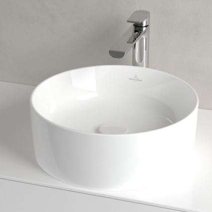 Villeroy & Boch 4A184001 - COLLARO Countertop Basin Ø 40 cm Ceramic/White