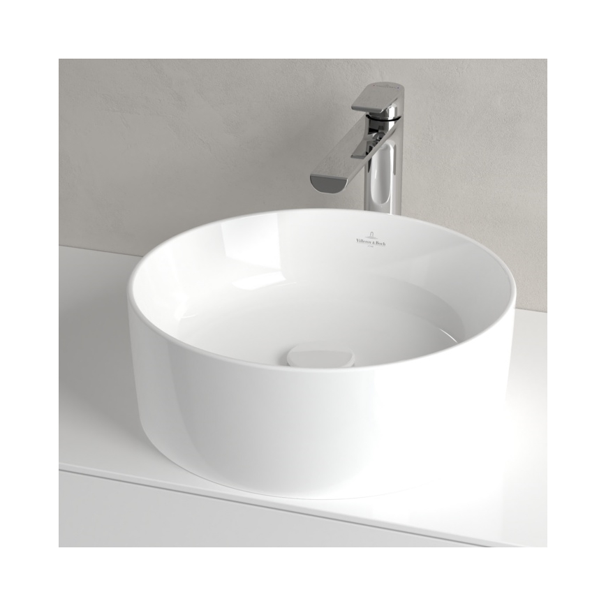 Villeroy & Boch 4A184001 - COLLARO Countertop Basin Ø 40 cm Ceramic/White