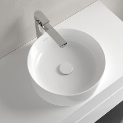 Villeroy & Boch 4A184001 - COLLARO Countertop Basin Ø 40 cm Ceramic/White
