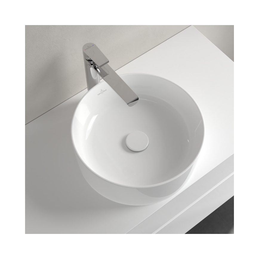 Villeroy & Boch 4A184001 - COLLARO Countertop Basin Ø 40 cm Ceramic/White