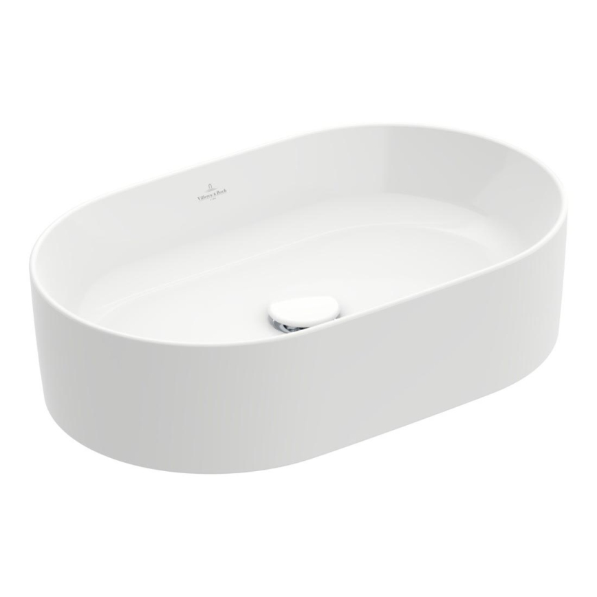 Villeroy & Boch 4A1956R1 - COLLARO Countertop Washbasin 56 x 36 cm, Ceramic/White