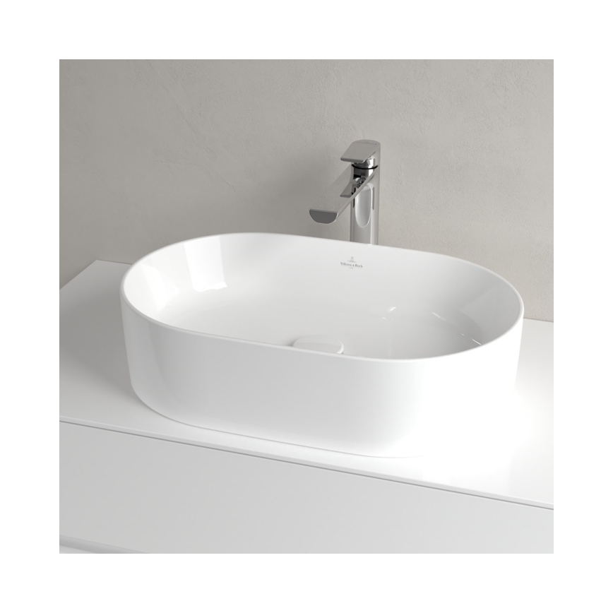 Villeroy & Boch 4A1956R1 - COLLARO Countertop Washbasin 56 x 36 cm, Ceramic/White