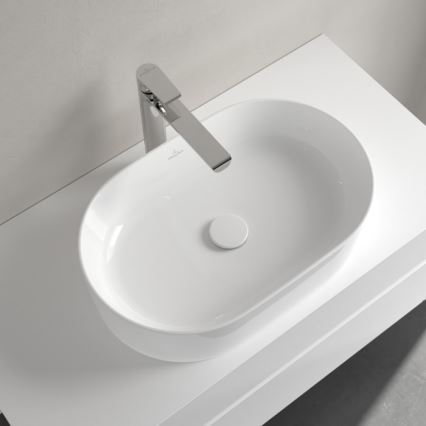 Villeroy & Boch 4A1956R1 - COLLARO Countertop Washbasin 56 x 36 cm, Ceramic/White