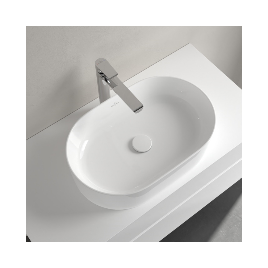Villeroy & Boch 4A1956R1 - COLLARO Countertop Washbasin 56 x 36 cm, Ceramic/White