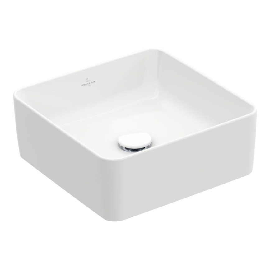 Villeroy & Boch 4A213801 - COLLARO 38x38 cm Countertop Basin, ceramic/white