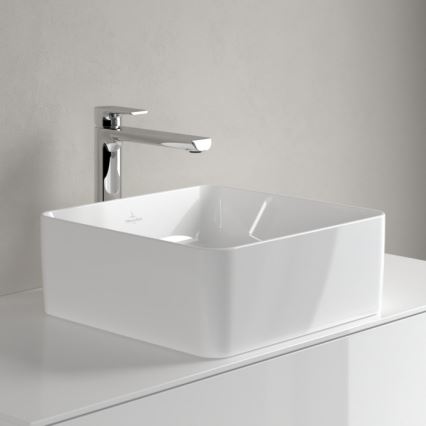 Villeroy & Boch 4A213801 - COLLARO 38x38 cm Countertop Basin, ceramic/white