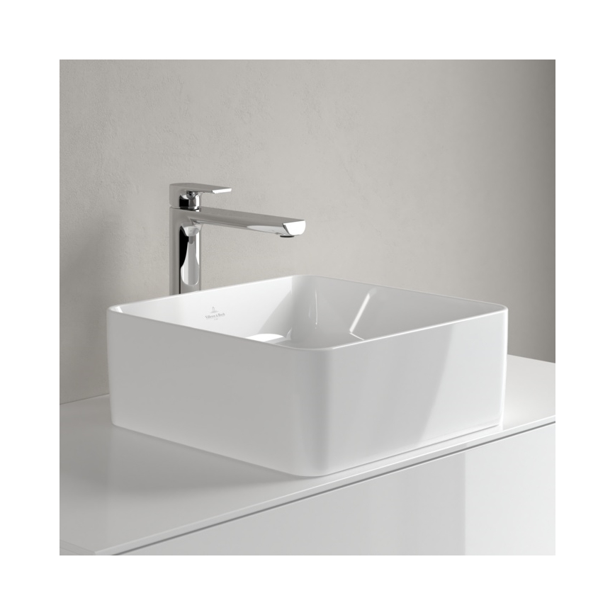 Villeroy & Boch 4A213801 - COLLARO 38x38 cm Countertop Basin, ceramic/white