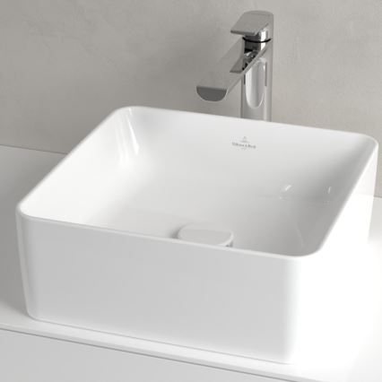 Villeroy & Boch 4A213801 - COLLARO 38x38 cm Countertop Basin, ceramic/white