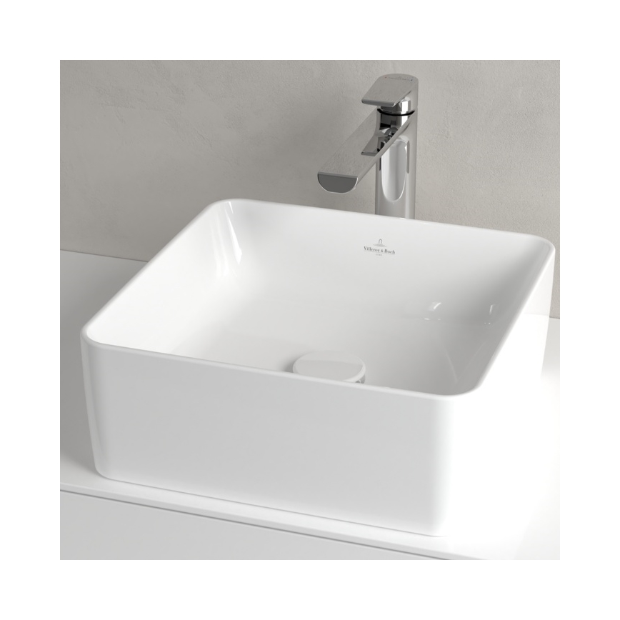 Villeroy & Boch 4A213801 - COLLARO 38x38 cm Countertop Basin, ceramic/white