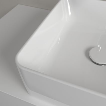 Villeroy & Boch 4A213801 - COLLARO 38x38 cm Countertop Basin, ceramic/white