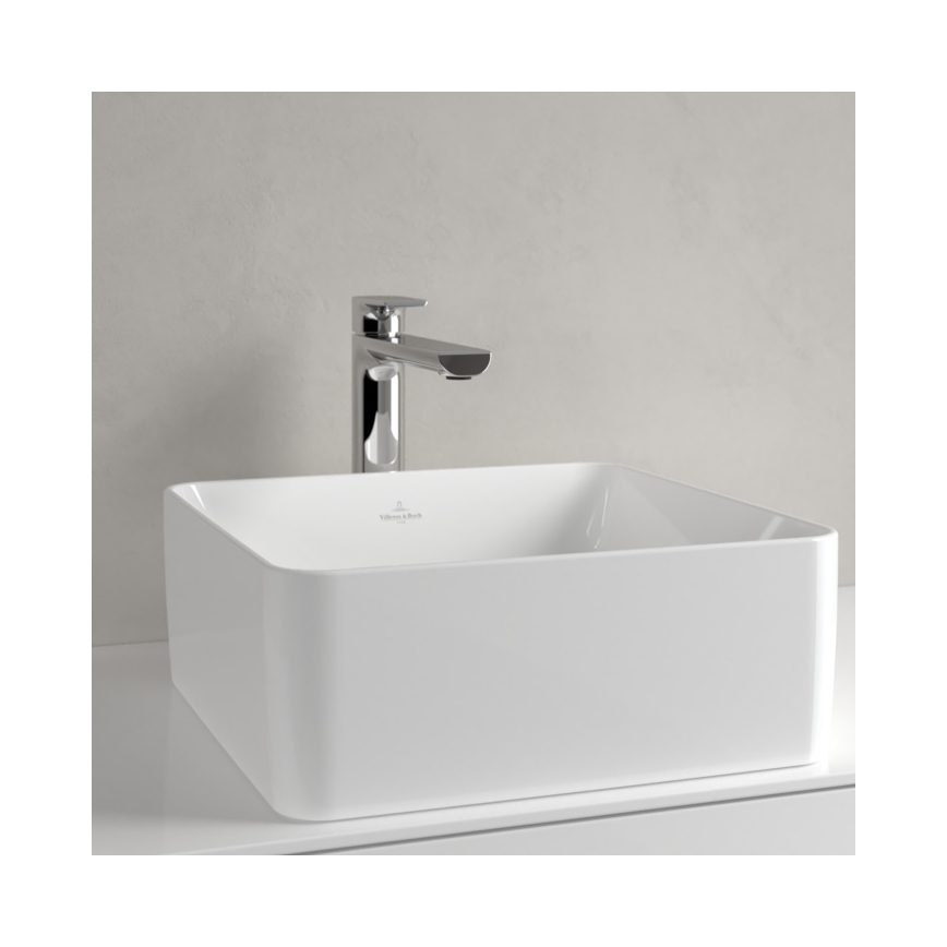 Villeroy & Boch 4A213801 - COLLARO 38x38 cm Countertop Basin, ceramic/white