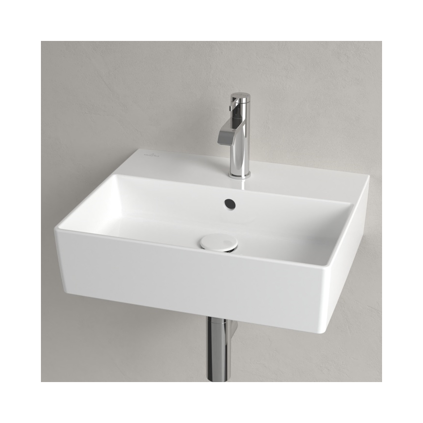 Villeroy & Boch 4A225G01 - MEMENTO 50 x 42 cm Wall-hung/Countertop Basin, Ceramic/White