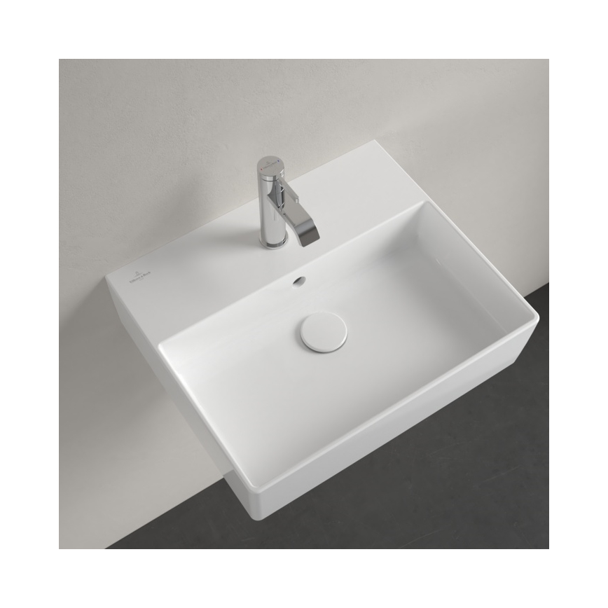 Villeroy & Boch 4A225G01 - MEMENTO 50 x 42 cm Wall-hung/Countertop Basin, Ceramic/White