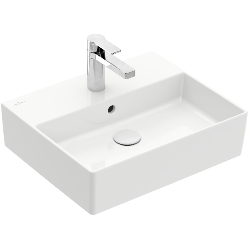Villeroy & Boch 4A225G01 - MEMENTO 50 x 42 cm Wall-hung/Countertop Basin, Ceramic/White