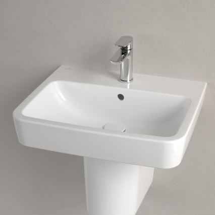 Villeroy & Boch 4A415501 - O.NOVO wall-hung washbasin 55x46 cm ceramic/white