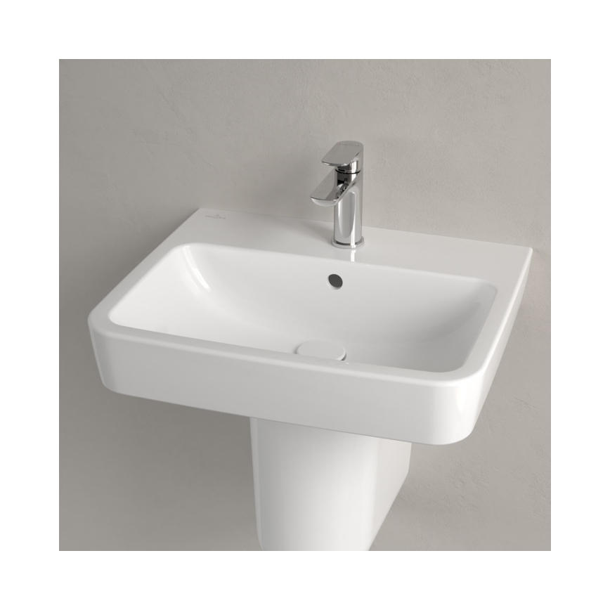 Villeroy & Boch 4A415501 - O.NOVO wall-hung washbasin 55x46 cm ceramic/white
