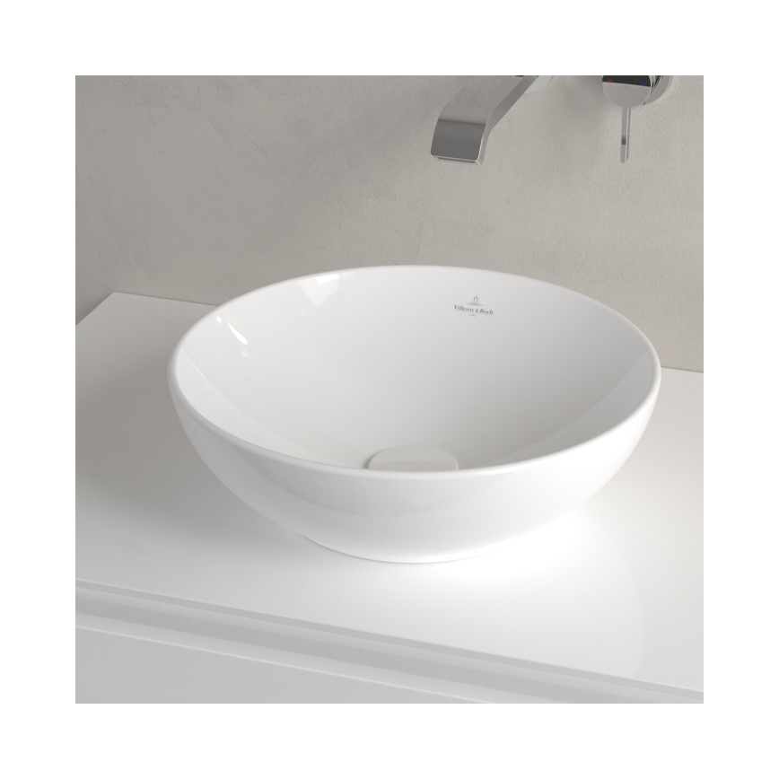 Villeroy & Boch 4A450001 - LOOP&FRIENDS Countertop Basin Ø 38 cm, Ceramic/White
