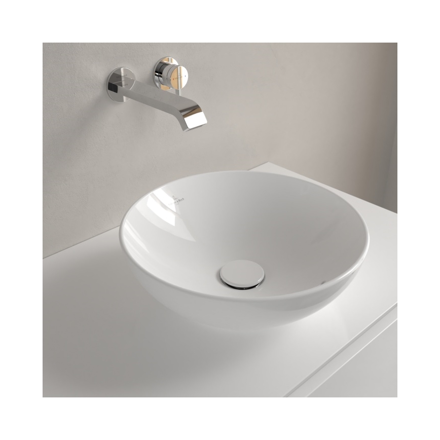 Villeroy & Boch 4A450001 - LOOP&FRIENDS Countertop Basin Ø 38 cm, Ceramic/White