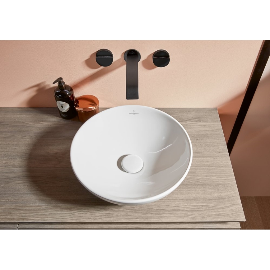 Villeroy & Boch 4A450001 - LOOP&FRIENDS Countertop Basin Ø 38 cm, Ceramic/White