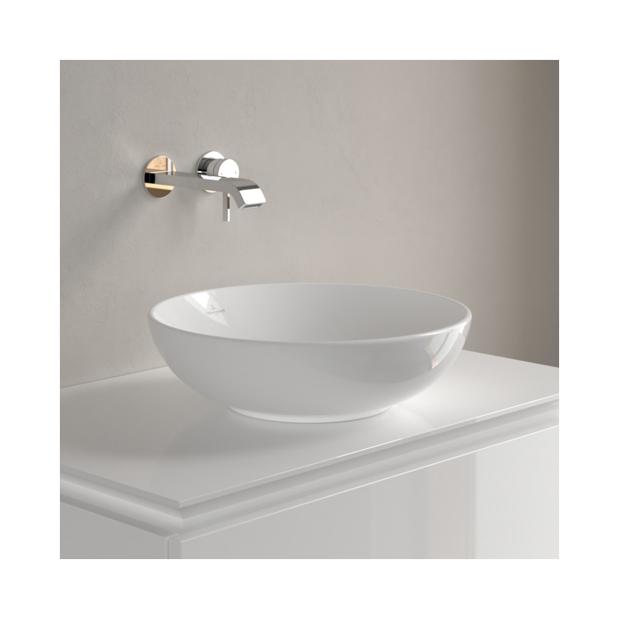 Villeroy & Boch 4A460001 - LOOP&FRIENDS Countertop Basin Ø 42 cm, Ceramic/White