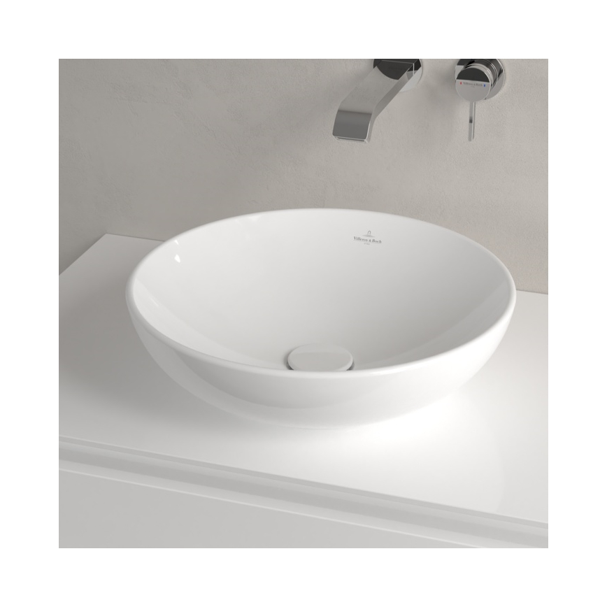 Villeroy & Boch 4A460001 - LOOP&FRIENDS Countertop Basin Ø 42 cm, Ceramic/White