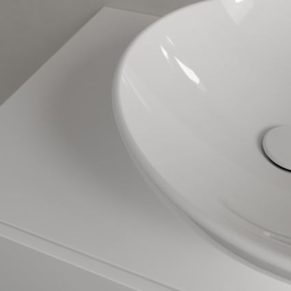 Villeroy & Boch 4A460001 - LOOP&FRIENDS Countertop Basin Ø 42 cm, Ceramic/White