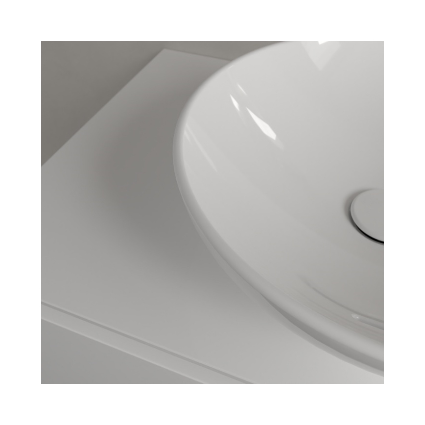 Villeroy & Boch 4A460001 - LOOP&FRIENDS Countertop Basin Ø 42 cm, Ceramic/White