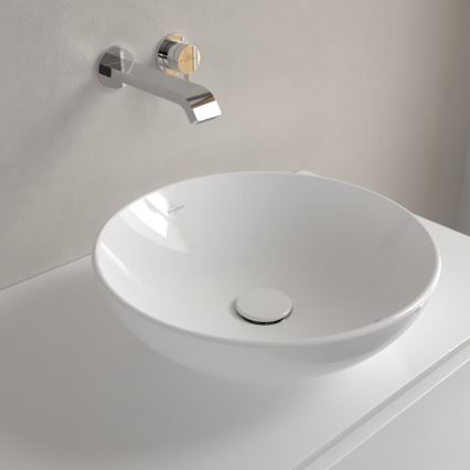 Villeroy & Boch 4A460001 - LOOP&FRIENDS Countertop Basin Ø 42 cm, Ceramic/White