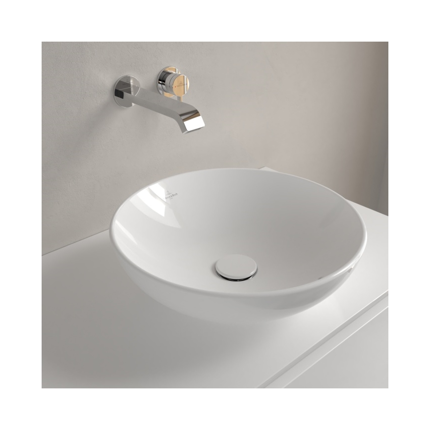 Villeroy & Boch 4A460001 - LOOP&FRIENDS Countertop Basin Ø 42 cm, Ceramic/White