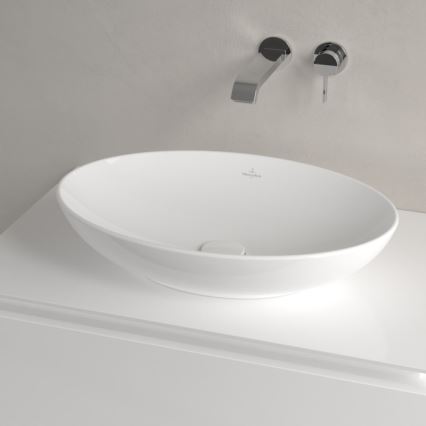 Villeroy & Boch 4A470001 - LOOP&FRIENDS Countertop Basin 56x38 cm ceramic/white