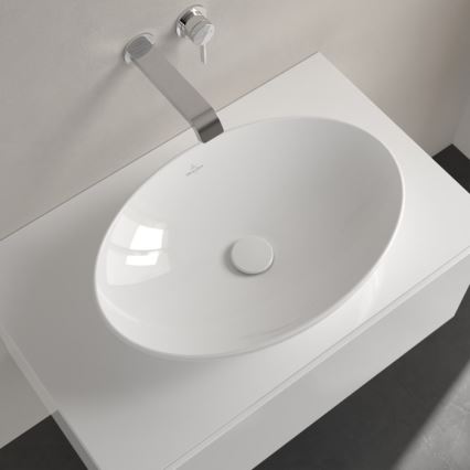 Villeroy & Boch 4A470101 - Countertop washbasin LOOP&FRIENDS 56x38 cm ceramic/white