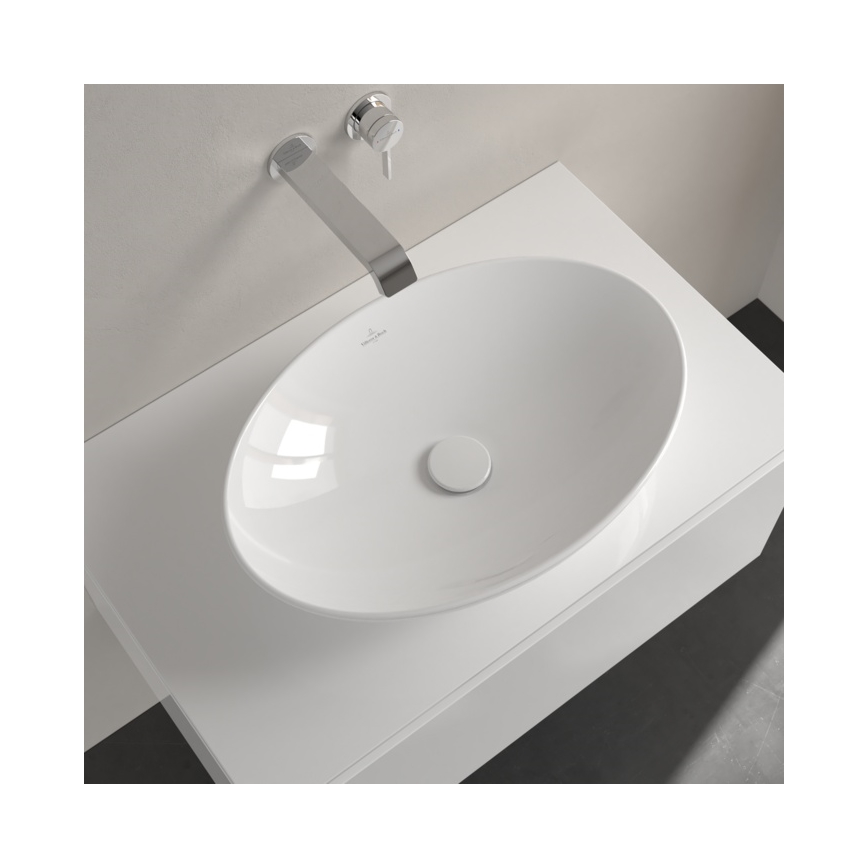 Villeroy & Boch 4A470101 - Countertop washbasin LOOP&FRIENDS 56x38 cm ceramic/white
