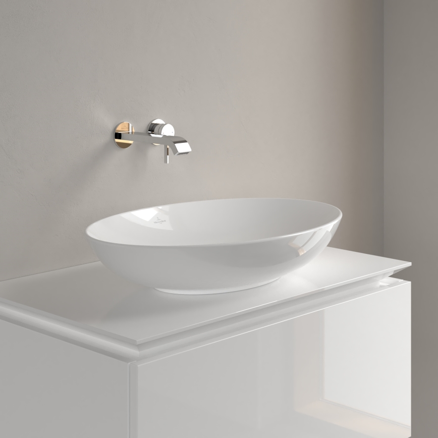 Villeroy & Boch 4A480001 - LOOP&FRIENDS Countertop Basin 62x42 cm ceramic/white