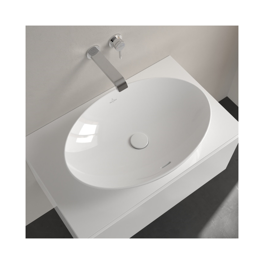 Villeroy & Boch 4A480001 - LOOP&FRIENDS Countertop Basin 62x42 cm ceramic/white