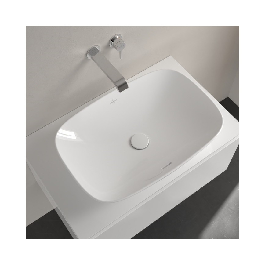 Villeroy & Boch 4A500001 - LOOP&FRIENDS countertop washbasin 62 x 42 cm ceramic/white