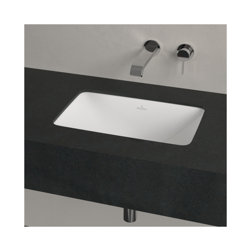 Villeroy & Boch 4A5600R1 - Recessed Washbasin LOOP&FRIENDS 45 x 28 cm, Ceramic/White