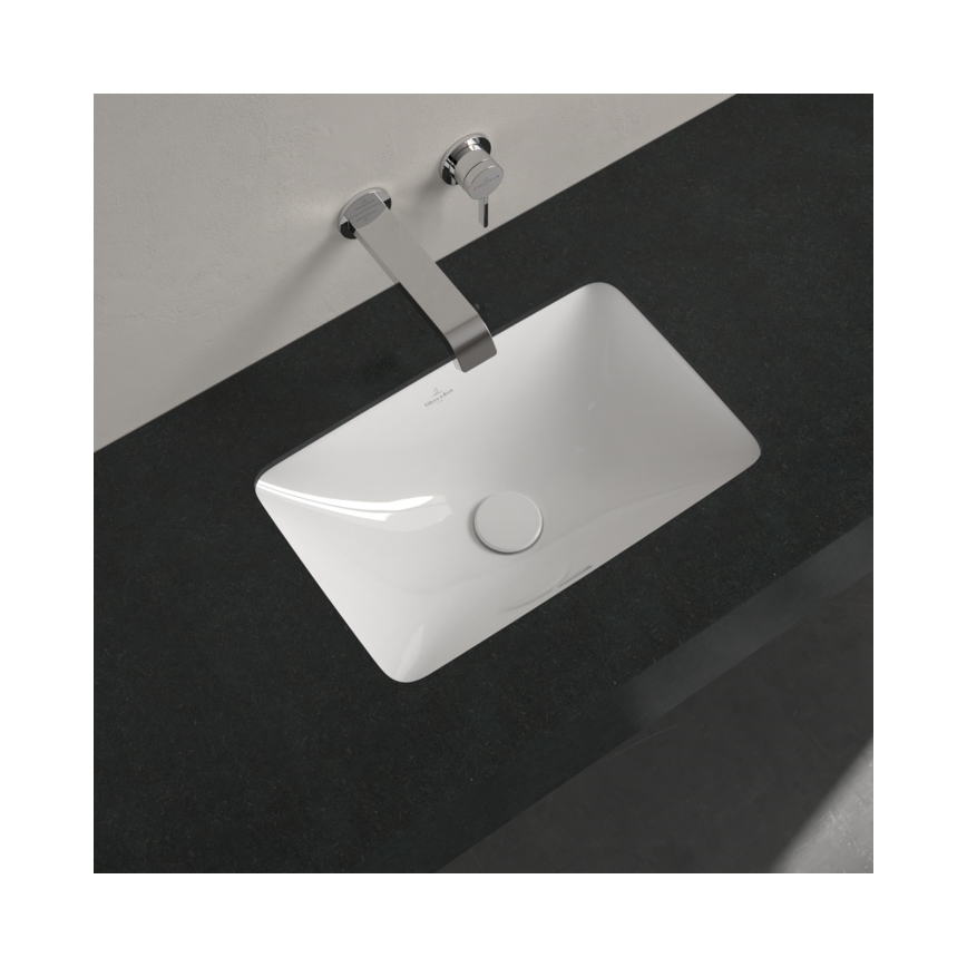 Villeroy & Boch 4A5600R1 - Recessed Washbasin LOOP&FRIENDS 45 x 28 cm, Ceramic/White