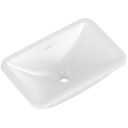 Villeroy & Boch 4A5600R1 - Recessed Washbasin LOOP&FRIENDS 45 x 28 cm, Ceramic/White