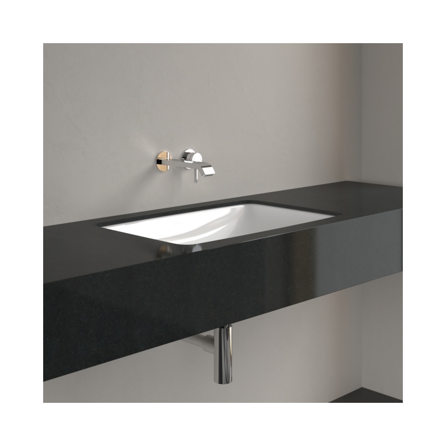 Villeroy & Boch 4A580101 - LOOP&FRIENDS Recessed Washbasin, 61.5 x 38 cm, Ceramic/White