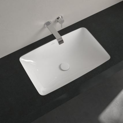 Villeroy & Boch 4A580101 - LOOP&FRIENDS Recessed Washbasin, 61.5 x 38 cm, Ceramic/White