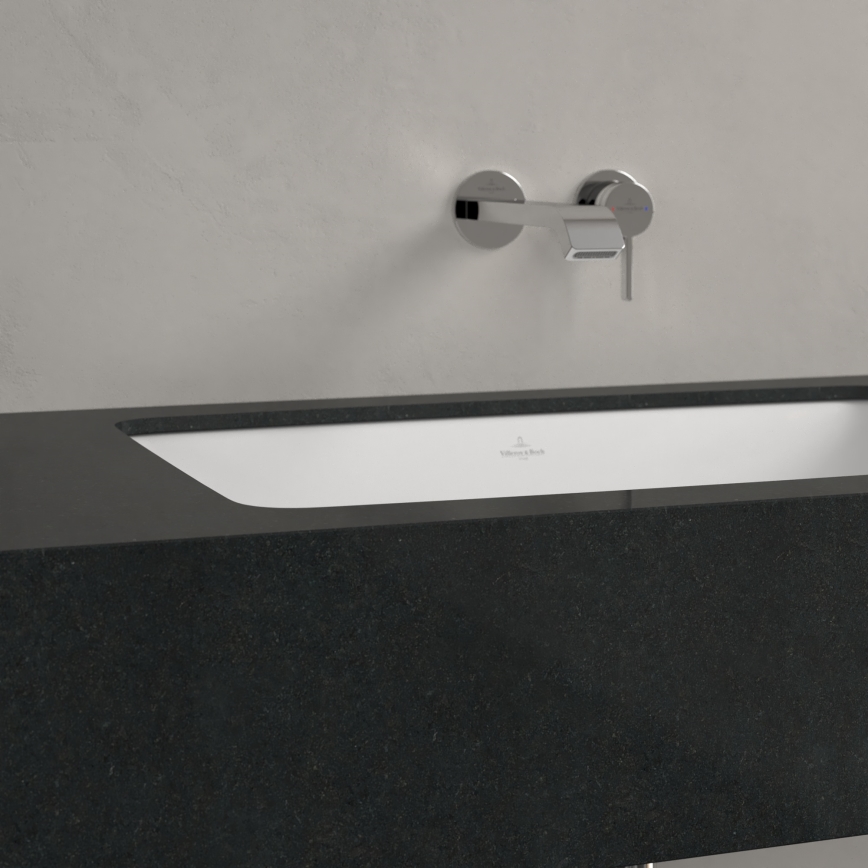 Villeroy & Boch 4A580101 - LOOP&FRIENDS Recessed Washbasin, 61.5 x 38 cm, Ceramic/White